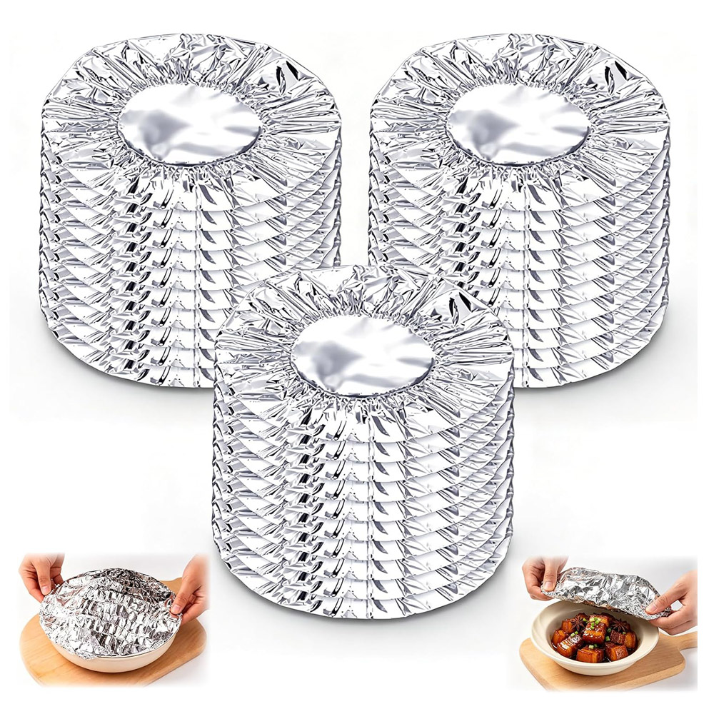 Meal Prep Day - Cubiertas Reutilizables de Papel de Aluminio