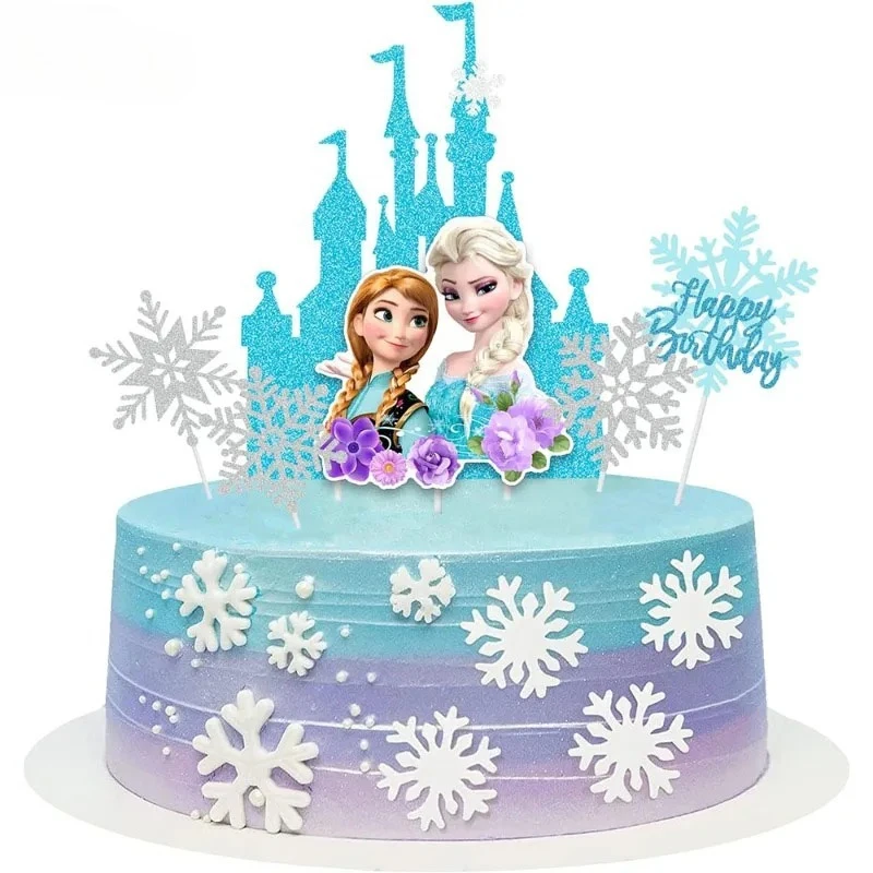 Meal Prep Frozen - 6 piezas de figuras DSN, decoración