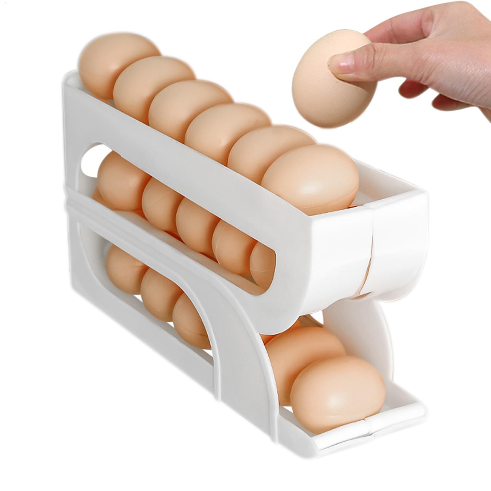 Meal Prep Egg - Contenedor de Huevos para Refrigerador, 3