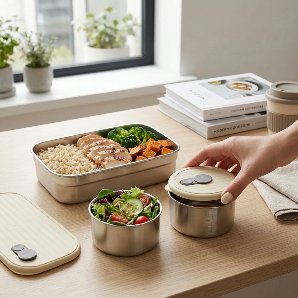 Meal Prep Day - Lonchera de Acero Inoxidable 304 Apta