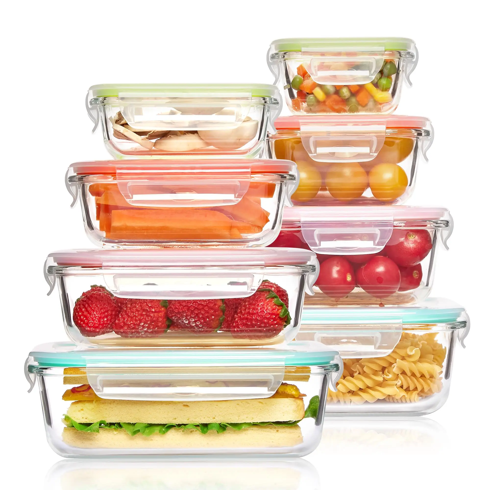Meal Prep Day - Fiambrera de vidrio, contenedores de almacenamiento