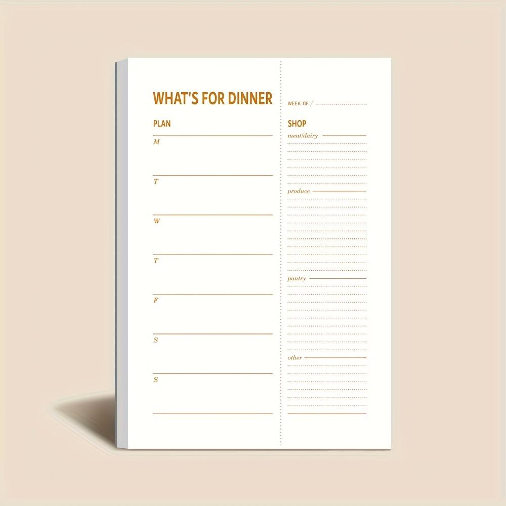 Meal Prep Ebook - Cuaderno de Planificación Diaria de Dieta,