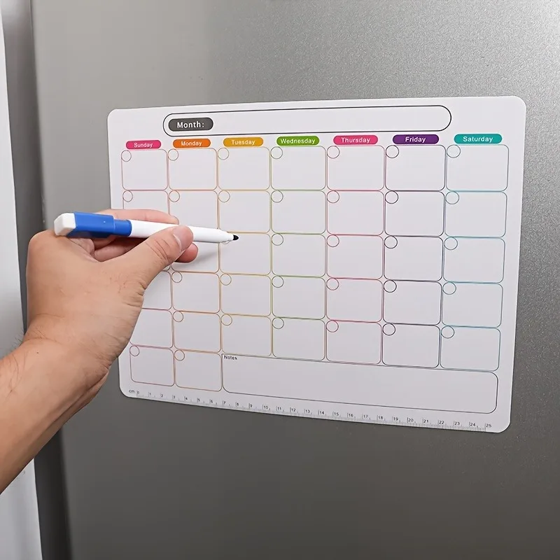 Meal Prep Planner - Un imán para refrigerador, planificador mensual