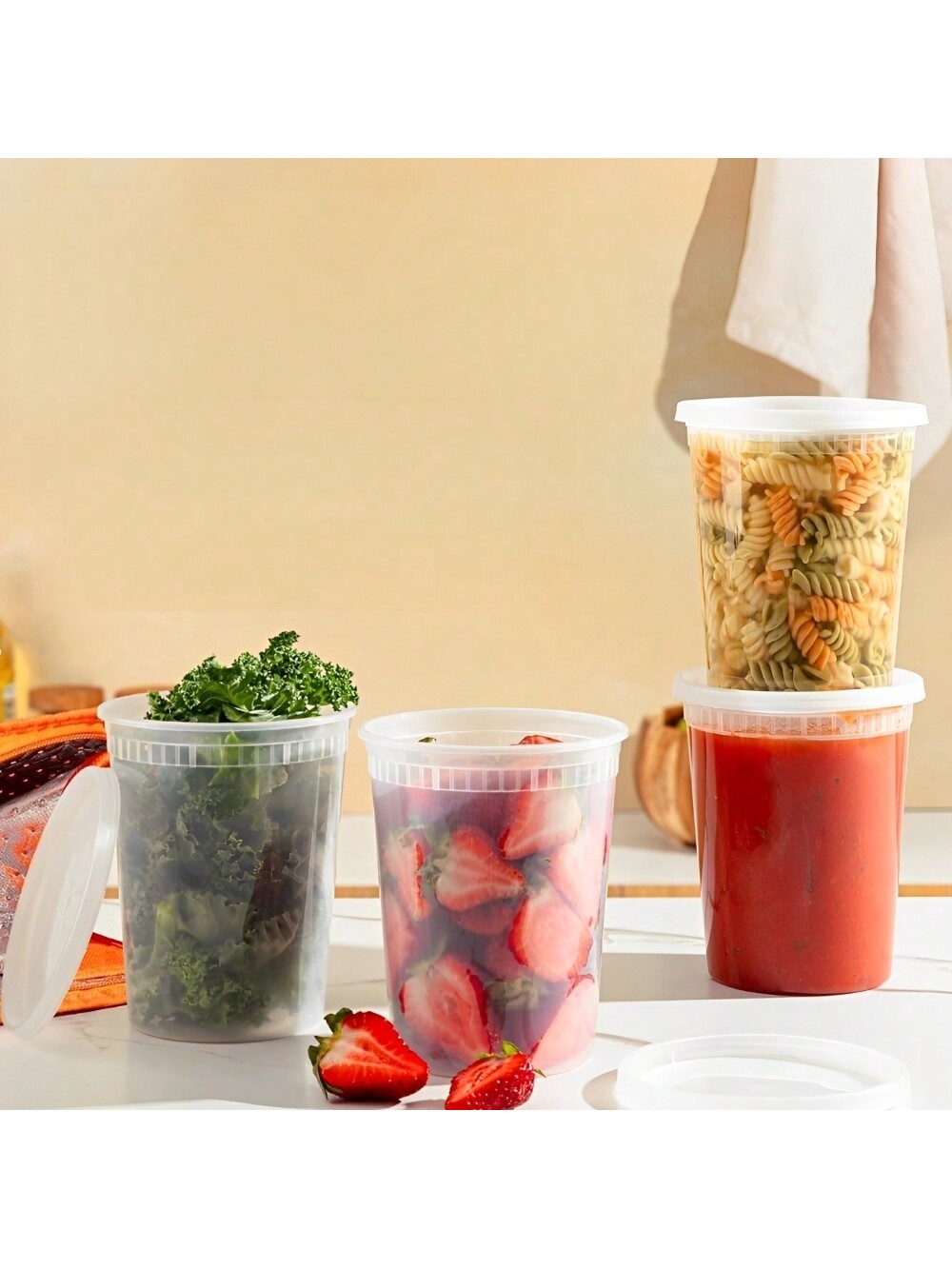 Contenedores Deli con tapas, c - Meal Prep Day reseña y precio