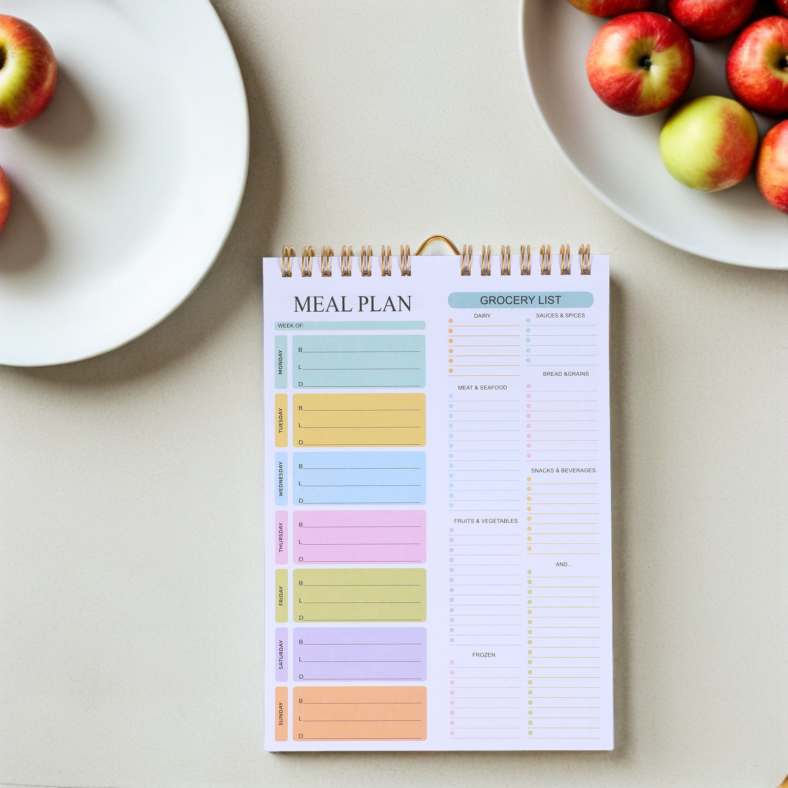 Cuaderno planificador de comid - Meal Prep Planner reseña y precio