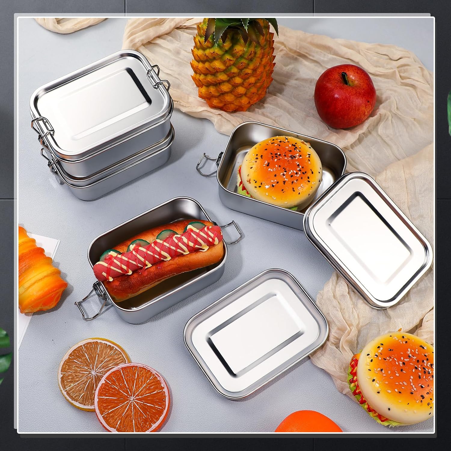 Recipientes de Acero Inoxidabl - Meal Prep Day reseña y precio