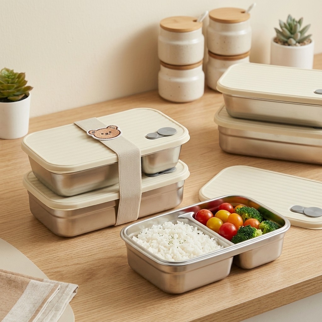 Lonchera de Acero Inoxidable,  - Meal Prep Day reseña y precio