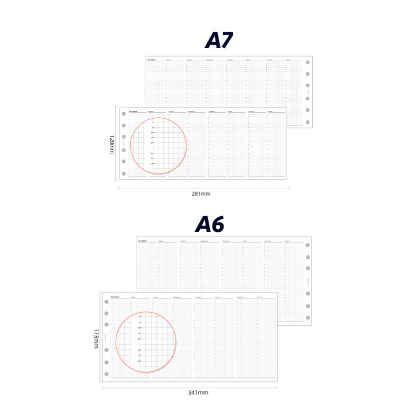 Fromthenon 10 Hojas A6/A7 de F - Meal Prep Planner reseña y precio