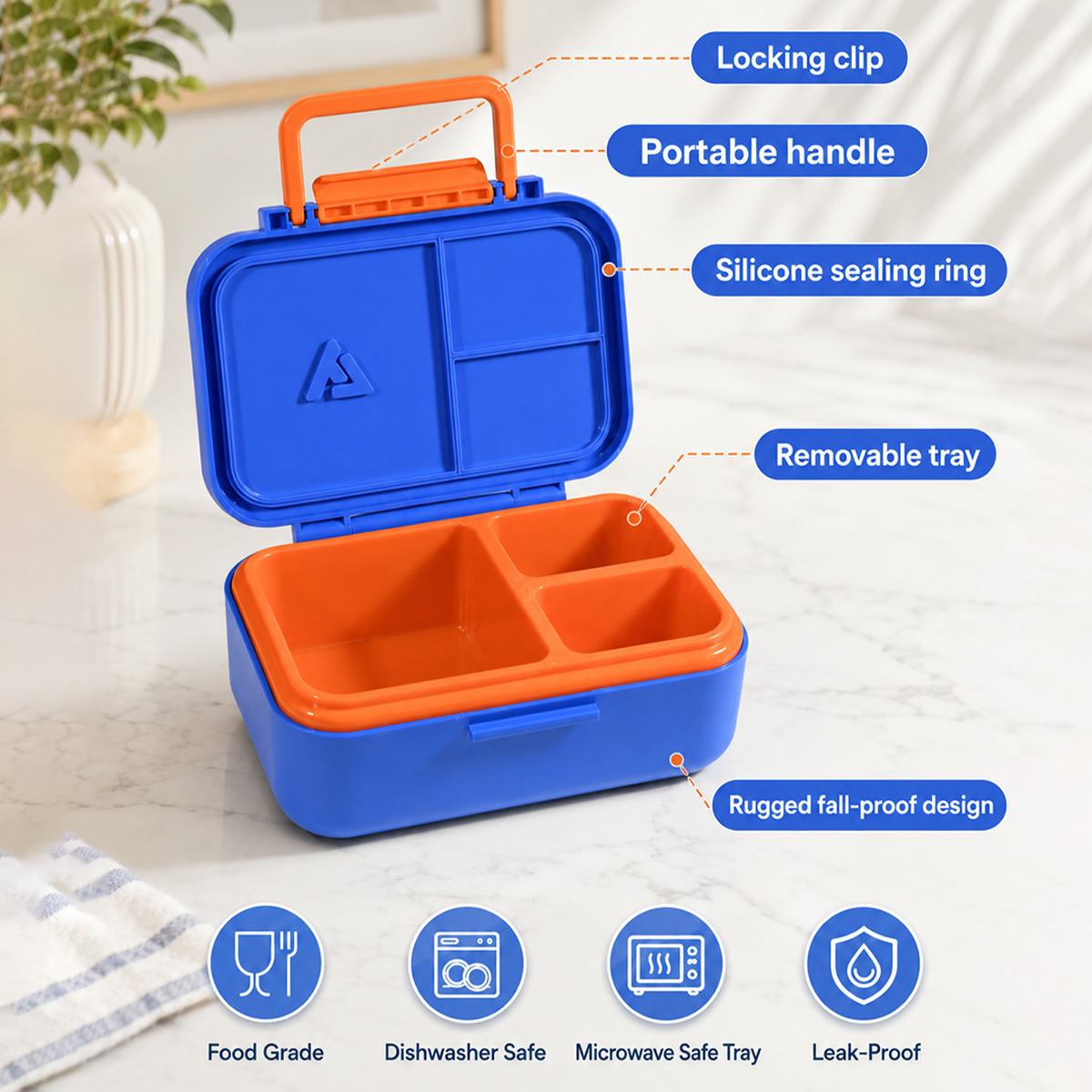 Lonchera Bento con Recipiente  - Meal Prep Day reseña y precio