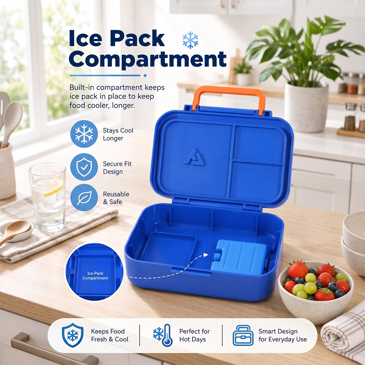 Lonchera Bento con Recipiente  - Meal Prep Day reseña y precio