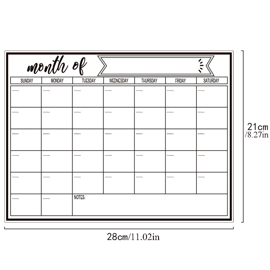 Pizarra Magnética Adhesiva par - Meal Prep Planner reseña y precio