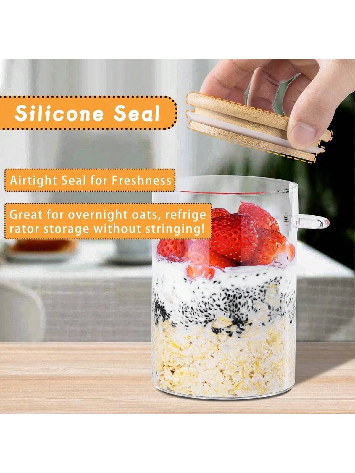 Paquete de 4 Frascos para Aven - Meal Prep Yogurt Parfait reseña y precio