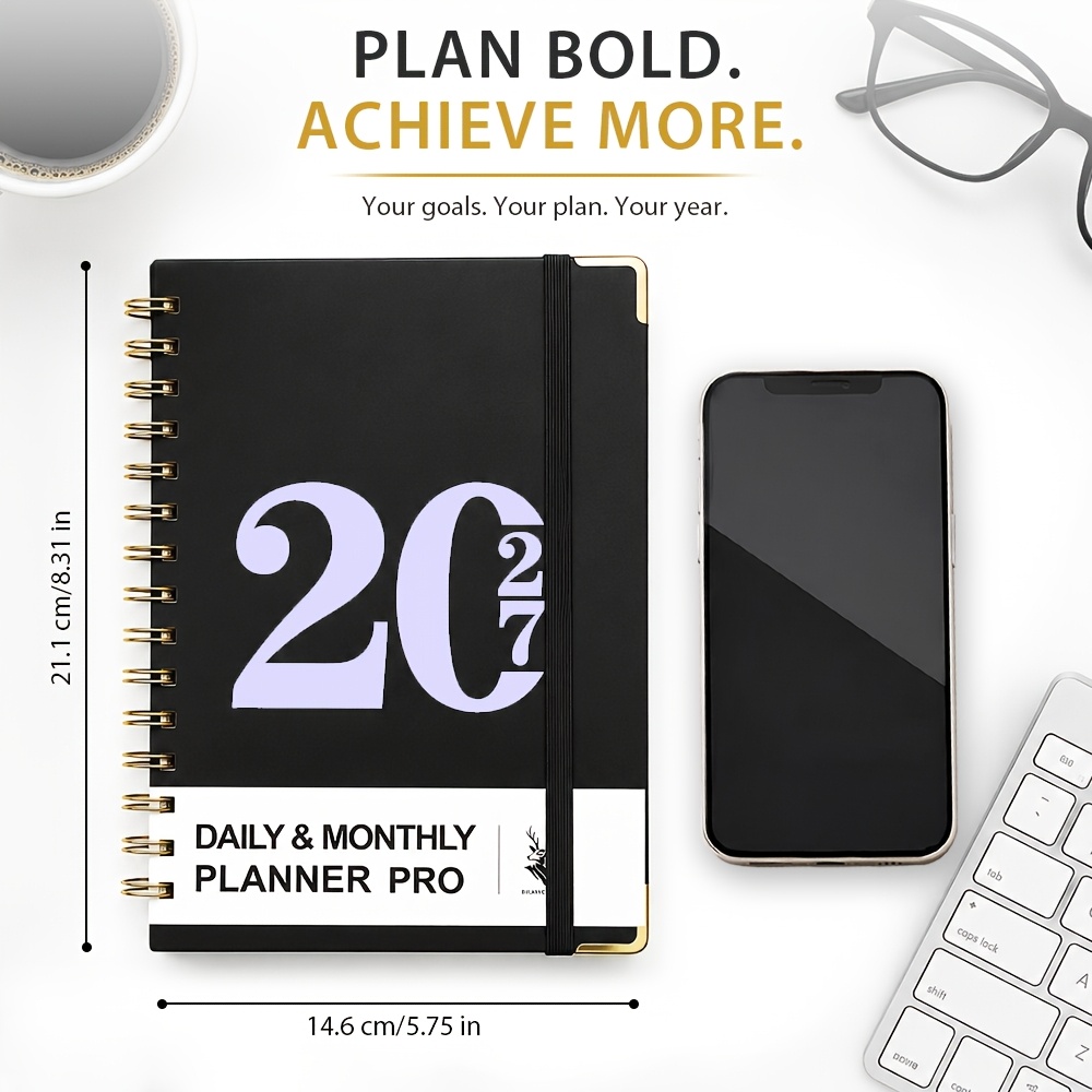 Agenda Diaria 2027 con Anillas - Meal Prep Planner reseña y precio