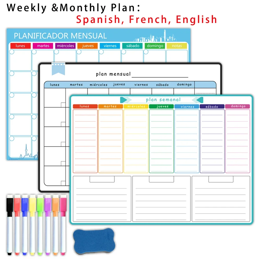 Planificador magnético semanal - Meal Prep Planner reseña y precio