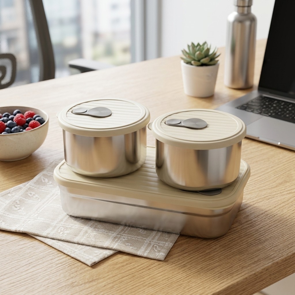 Lonchera de Acero Inoxidable 3 - Meal Prep Day reseña y precio