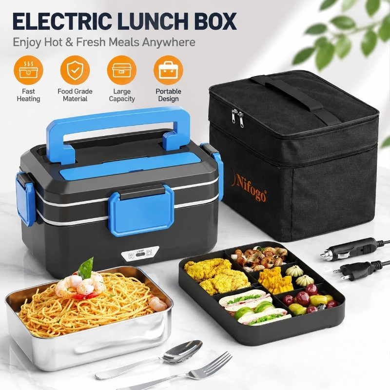 Lonchera eléctrica con calefac - Meal Prep Bag reseña y precio