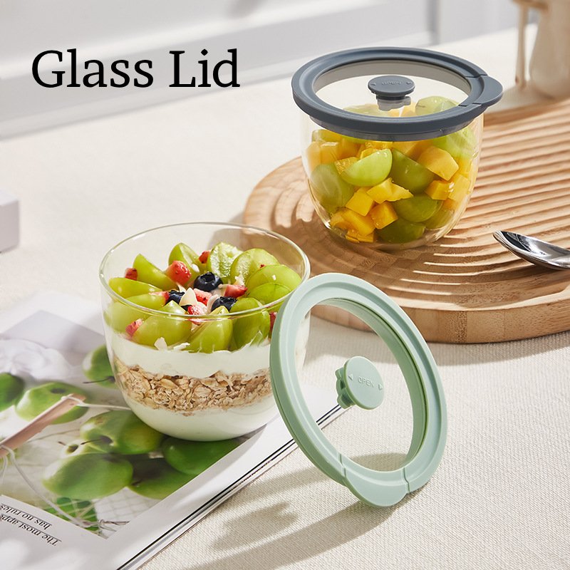 Recipiente de vidrio para aven - Meal Prep Yogurt Parfait reseña y precio