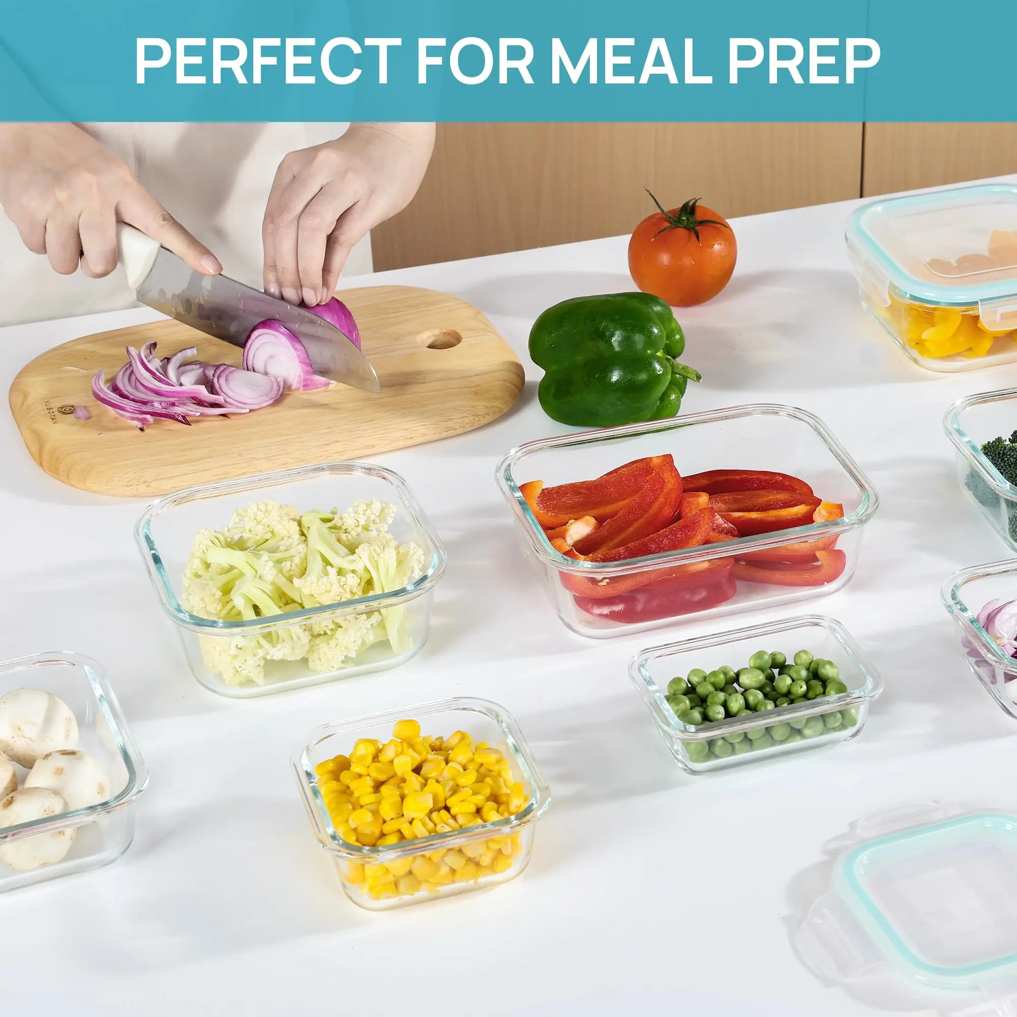 Fiambrera de vidrio, contenedo - Meal Prep Day reseña y precio